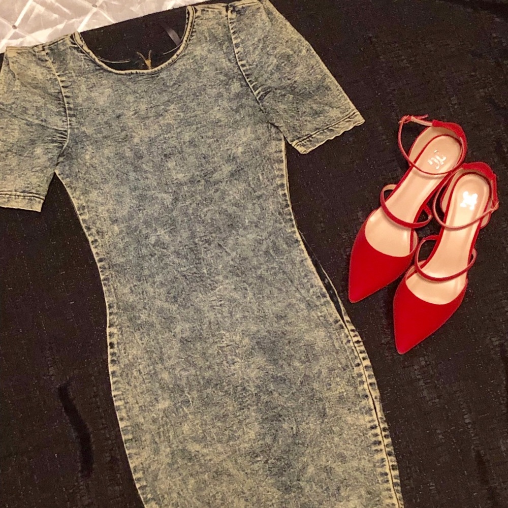 Denim dress